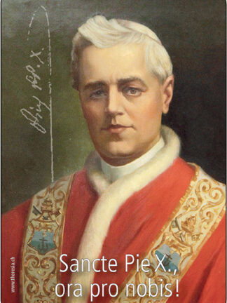 heiliger Papst Pius X.
