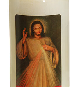 Glas-Ölkerzen Barmherziger Jesus